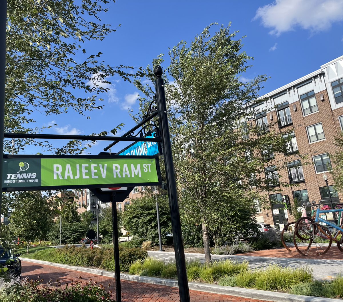 Rajeev Ram Foundation (@rajeevramfdn) on Twitter photo Representing the streets: “Home of Tennis Olympian Rajeev Ram”
Thanks, <a href="/CityOfCarmelIn/">City of Carmel, IN</a>! Representing the streets: “Home of Tennis Olympian Rajeev Ram”
Thanks, <a href="/CityOfCarmelIn/">City of Carmel, IN</a>!