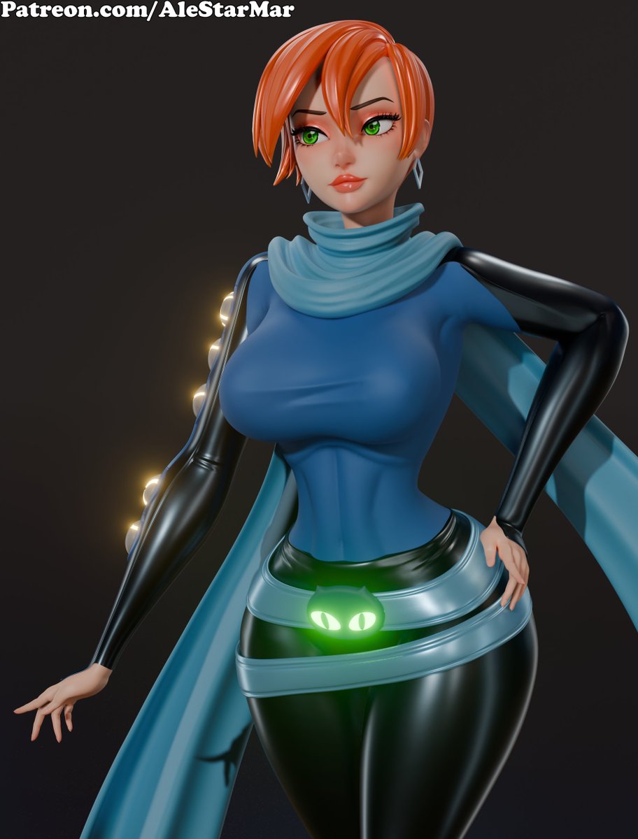 AleStarMar's tweet photo. More renders of Gwendolyn, I hope you like it! ✨
I made more versions, I'll post them soon 👀

#Blender #3D #Ben10 https://t.co/XO9LpRk88w