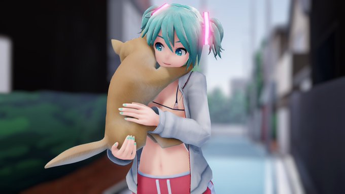 ワクチンのついでにマイクロビキニを着けたミクさん 