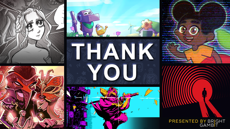 And that’s a wrap! ✨
Thank you to everyone who participated in our first #Steam Fest: Time Masters, presented by Bright Gambit!

We hope you found a game worth your time! 😉  #TimeMasters #indiegames