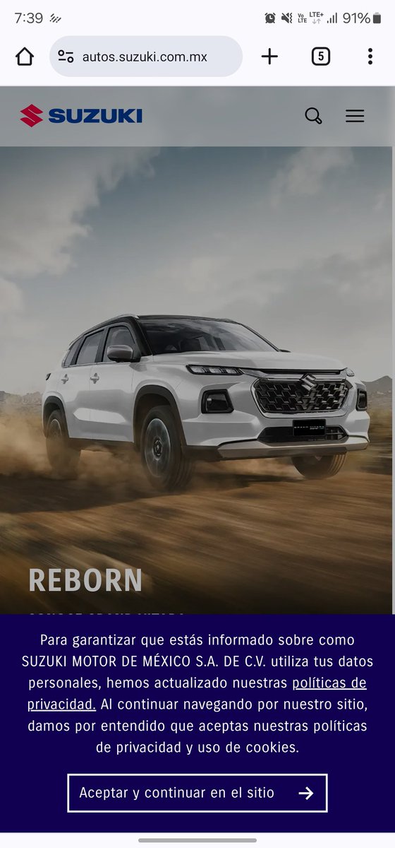 manmeza's tweet photo. El colmo del uso de cookies y demás herramientas de obtención de datos forzosas. Entras a @Suzuki_Mex a ver sus modelos, te obligan a leer las políticas de privacidad, perfecto. Vas a las políticas y resulta que debes aceptar para descargar el pdf. Wtf!?!?! Mejor nadota. https://t.co/KNDMtmPl9j