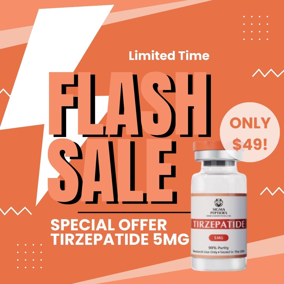 SigmaPeptides's tweet photo. 📷 𝐅𝐋𝐀𝐒𝐇 𝐒𝐀𝐋𝐄: 𝐓𝐢𝐫𝐳𝐞𝐩𝐚𝐭𝐢𝐝𝐞 𝟓𝐦𝐠 𝐟𝐨𝐫 $𝟒𝟗 📷
For a limited time, we’re offering our high-purity Tirzepatide 5mg at a special price of $49. Use promo code 𝐅𝐋𝐀𝐒𝐇𝟐𝟓 at checkout to get a 25% discount on one vial.

https://t.co/1W13mZUzJ1 https://t.co/Ae8kbFDZVs