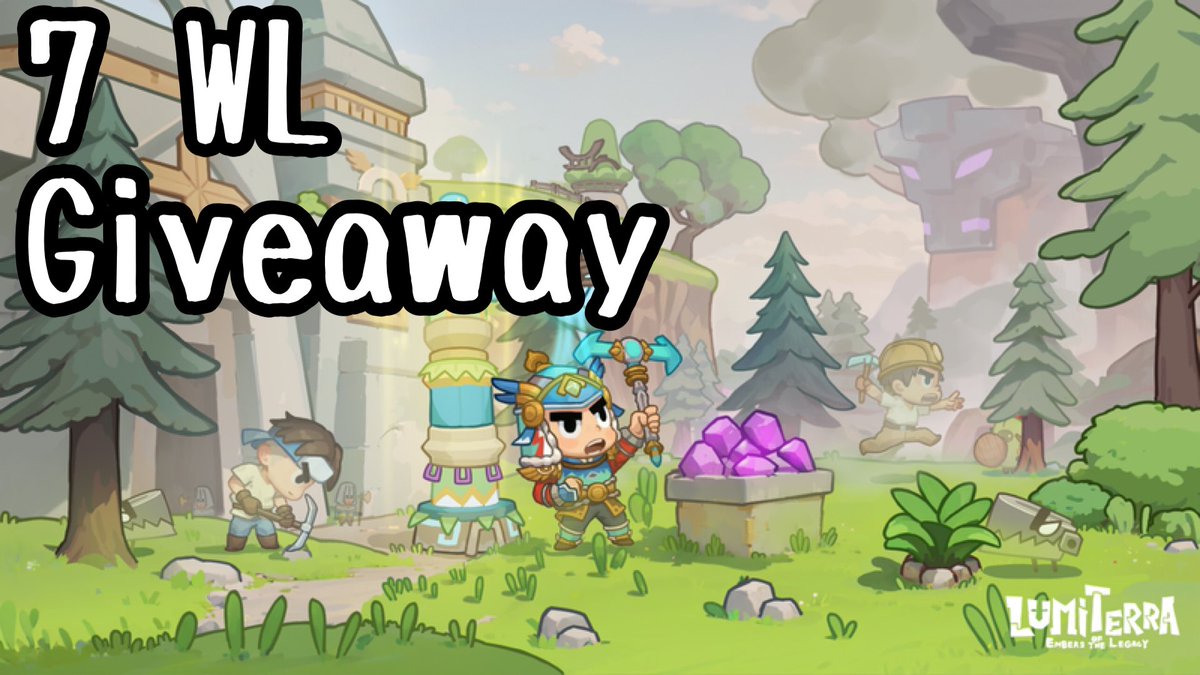 🎊Lumiterra WL Giveaway🎊

7 winners 

🔥Get early access to gameplay🔥

✅Follow <a href="/nico_kaneyan/">Kaneyan.ron</a> <a href="/LumiterraGame/">Lumiterra</a> 
🔁LIKE &amp; RT
💟Tag friends in this post

Please check out my Youtube

youtube.com/@kaneyangames?…

⏰ 7/22 JST PM 22:00

#Giveaway