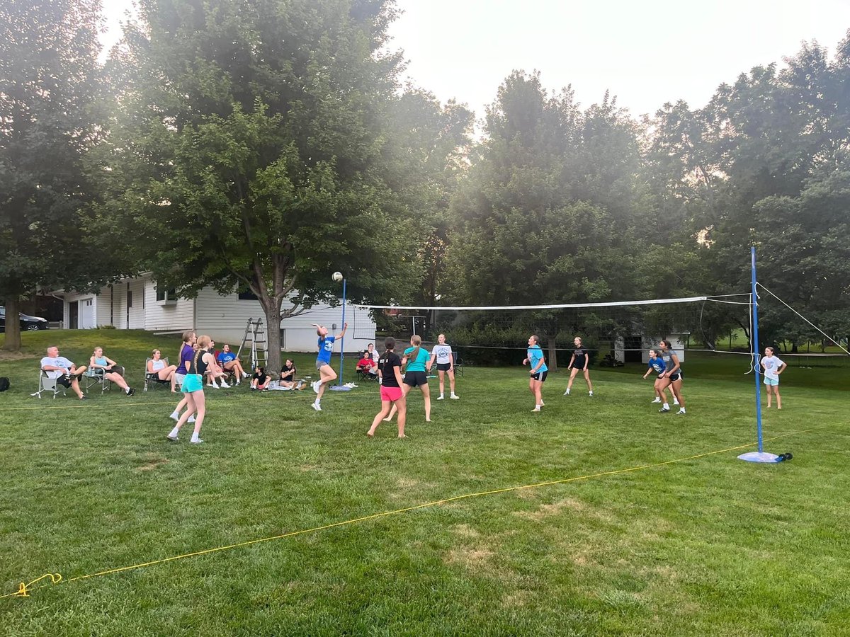 Our team finished up our last open gym for the summer last night and we celebrated with a cookout and some volleyball. A big shoutout to Coach Dorcey for hosting us!  Love the progress we made this summer and we can’t wait for next season!