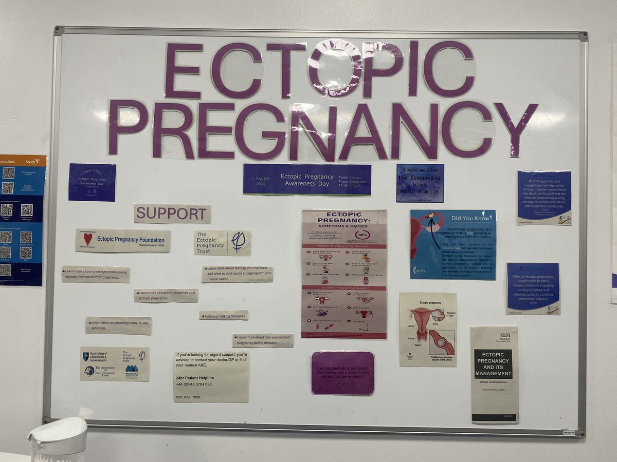 Gynaecology SHH Jasmine (@jasmine_shh) on Twitter photo Our amazing student nurses have put together our information board in epu for #ectopicawarenessday24 <a href="/TheEPT/">The Ectopic Pregnancy Trust</a> Our amazing student nurses have put together our information board in epu for #ectopicawarenessday24 <a href="/TheEPT/">The Ectopic Pregnancy Trust</a>