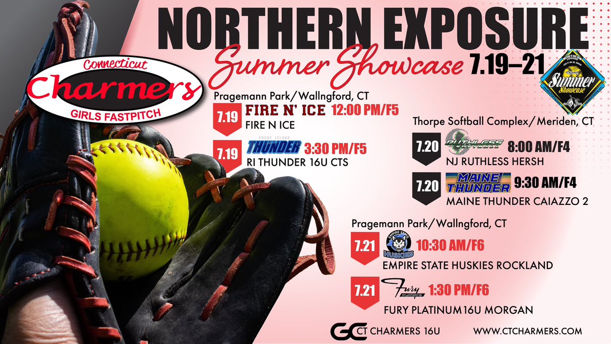 Schedule for this weekend down below !!