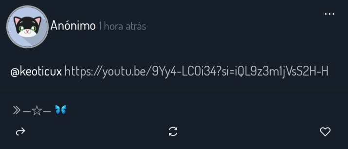 kamuthreads's tweet photo. ᅠ
ᅠᅠᅠᅠᅠ@keoticux ¡ 𝘥𝘪𝘯𝘨 𝘥𝘪𝘯𝘨 !

anónimo te ha enviado una muy linda canción:
ᅠ

☆ ) ¡disfrútalo!
ᅠ https://t.co/quqspq5a8J