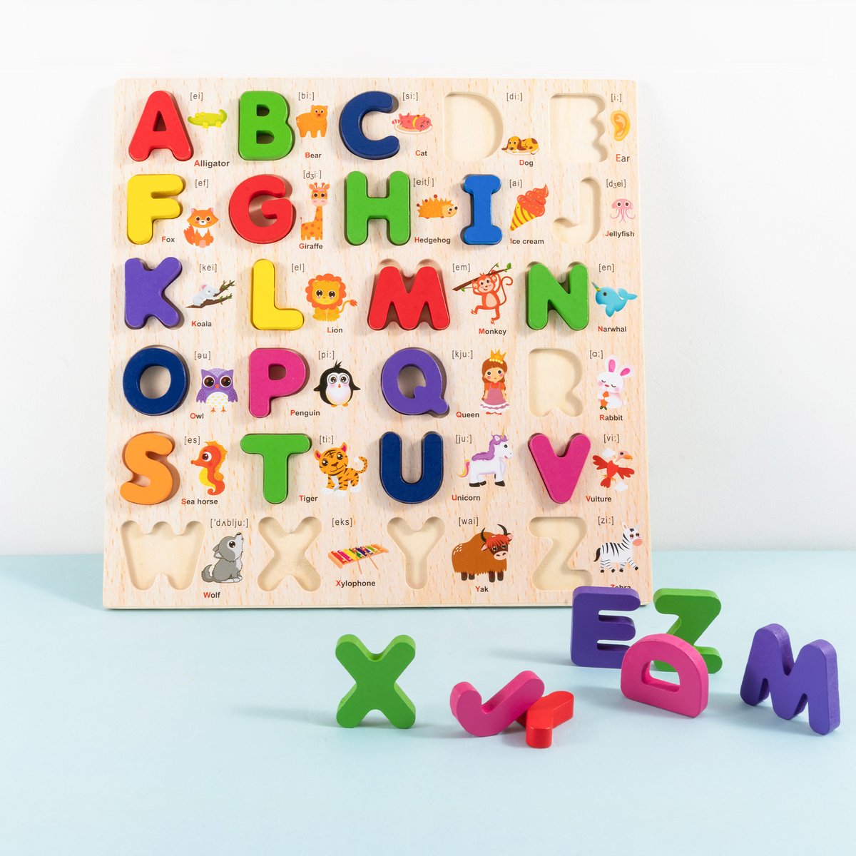 XJYQJD_TOY's tweet photo. 🧩Wooden Alphabet Number Puzzle Set to enhance baby‘s hand-eye coordination and fine motor skills!!!

A set contains two Alphabet Puzzle and One Numbers Puzzles.
Let your child to put down the phone and enjoy screen-free fun!!

Link👇
https://t.co/NQIwKBiBwd https://t.co/Gw7ydd0aXn