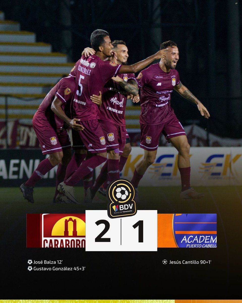 🇱🇻 • <a href="/Carabobo_FC/">Carabobo Fútbol Club</a> se llevó el Derbi Carabobeño 
💪🏼 • El campeón del Apertura sigue intratable en el Misael Delgado

#LigaFUTVEBancoDeVenezuela