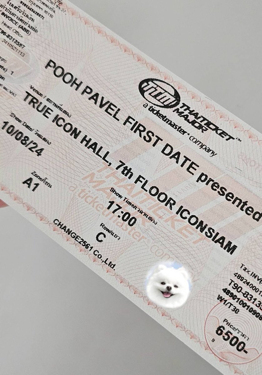 kamon_daoo's tweet photo. ได้รับบัตรแล้วน้าาาา #ดูโอ้กดบัตร
ดีงามมาก ไม่เคยทำให้ผิดหวังเลย
เจอกันนะเด็กๆ 🤭
#PoohPavelFirstDatePresentedbyมาม่า
#PoohPavelFirstDate
#duoticket
#Babecats #PooHHopers https://t.co/0zBpZaOftF