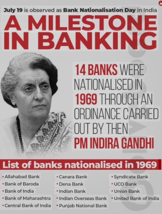 bankerbapu's tweet photo. 1. Controlling Private Monopolies 
2. Expansion of Banking
3. Reducing Regional Imbalance
4. Priority Sector Lending
5. Developing Banking Habits.
#HailBankNationalization
#AIBEA https://t.co/vG4iq48UZU