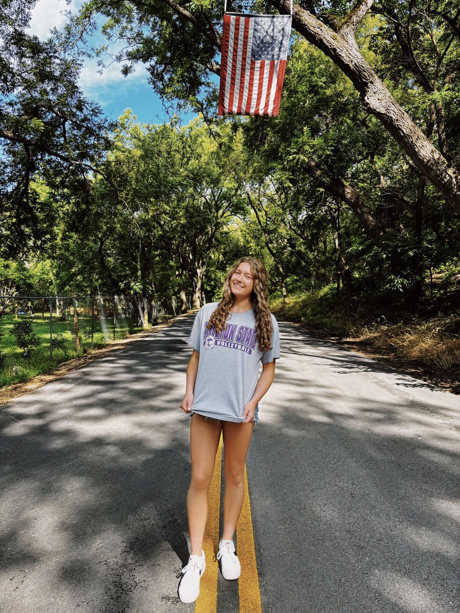 i’m so excited to announce my verbal commitment to continue my academic and volleyball career at Tarleton State University!! I couldn’t be more excited, Go Texans💜!!