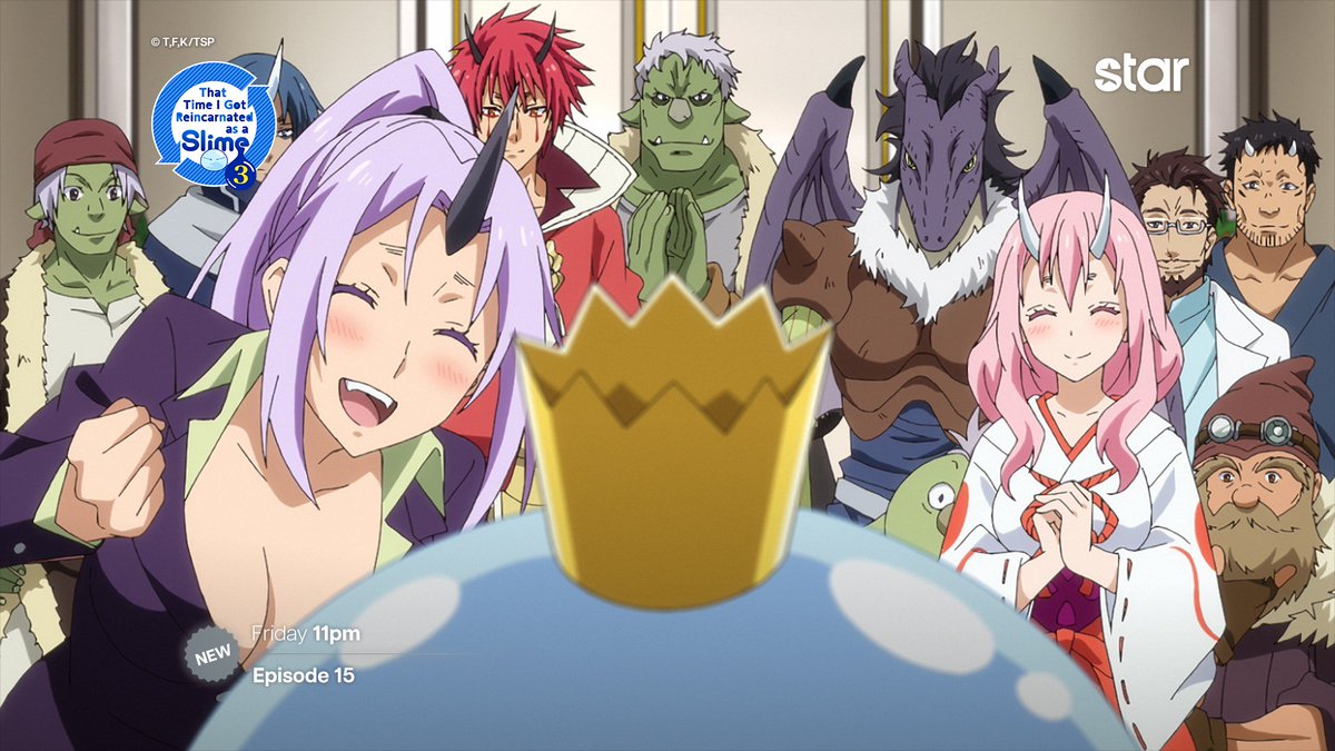 antnetworktv's tweet photo. #EpisodePremiereToday | ๐๐ฃ๐๐ฆ๐ข๐๐ ๐ญ๐ฑ | That Time I Got Reincarnated as a Slime Season 3
โฑ๏ธNew Episode every Friday | 11p SG/PH | 10p TH/ID
#่ปขในใฉ #tensura #StarSpringBazaar #anime https://t.co/YB09EgH6Wc