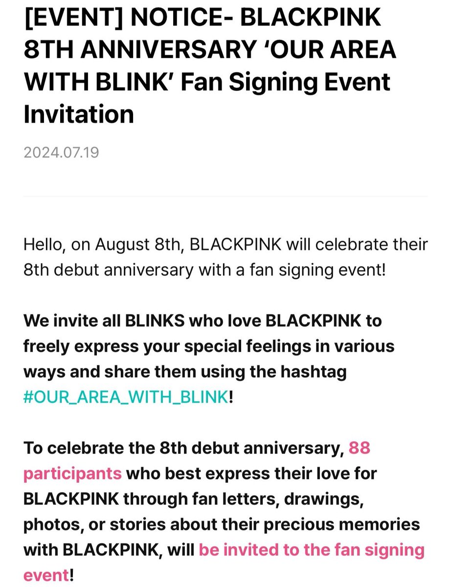 BLACKPINKGLOBAL's tweet photo. .@BLACKPINK ANNIVERSARY FANSIGN🥹 https://t.co/7vMUrtyz06