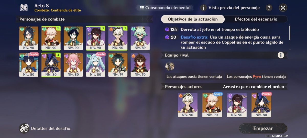 dyefe's tweet photo. @Rankaisee1 hola, no puedo pasar a coppelius, con este team es con el que más le he bajado vida pero no logro vencerlo, algún consejo además de empezar de nuevo https://t.co/8SULOzKOpC