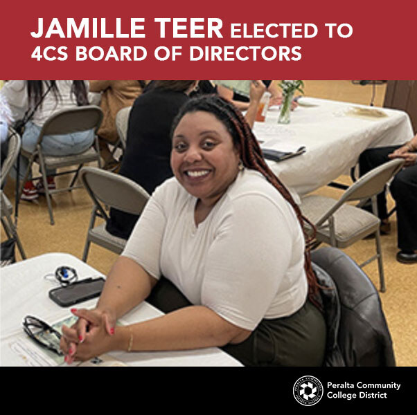 🎉Jamille Teer Elected to Serve on CA Community Colleges Classified Senate <a href="/4cscomm/">4CS-Calif Community Colleges Classified Senate</a> Board of Dir. 🌠Jamille works in PCCD's Dept of Gen Services as Facilities Project Coord &amp; is Classified Senate VP &amp; Secretary + VP of Peralta’s SEIU local 1021 chapter❗

 bit.ly/4bDCArV