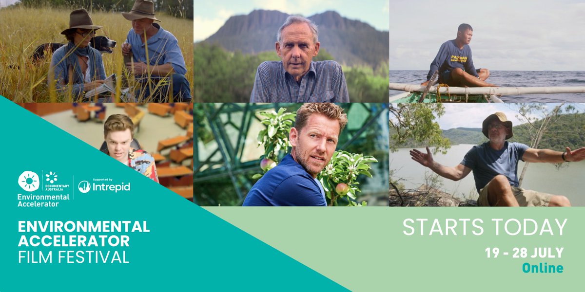 📽️ NOW SHOWING 📽️
Register now for our free Environmental Accelerator Film Festival from 19-28 July online
<a href="/ACMI/">ACMI</a>. The six films include The Giants, Rachel's Farm, Climate Changers, Delikado, Greenhouse by Joost and Stay Tuned To Our Planet. Sign up here: cinema3.acmi.net.au/bundle/environ…