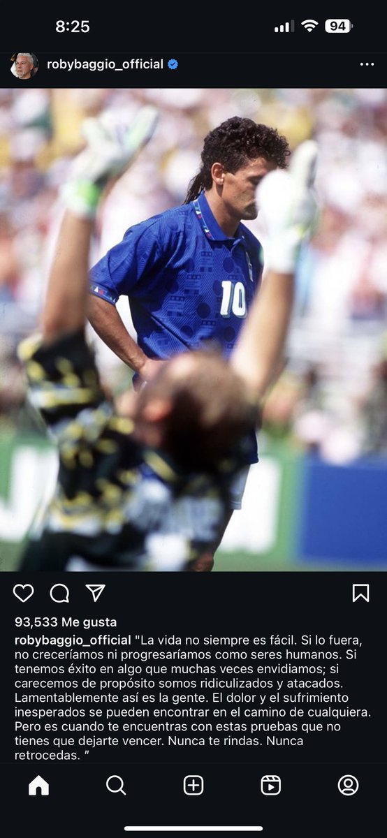 Intake007's tweet photo. 30 años han pasado ya, desde que aquel niño de 7, lloraba junto a su ídolo… Sin saber que de aquel dolor nacería un gran amor por ese deporte… Gracias Baggio por haberme enseñado a “seguir caminando”. https://t.co/iI7oOaGFoJ