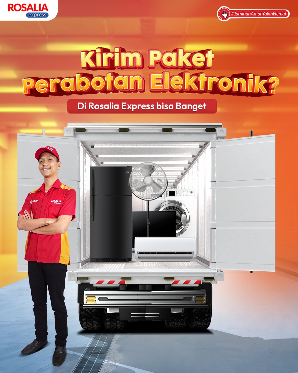 rosalia_express's tweet photo. Selamat Pagi #SobatRE 
Sekarang Tidak Perlu Panik, Tidak Perlu Bimbang.
Kirim paket barang elektronik di Rosalia Express, Pasti Aman…

#JaminanAmanYakinHemat #KirimPaket #SobatRE #RosaliaExpress https://t.co/MWkKCjF1Ah