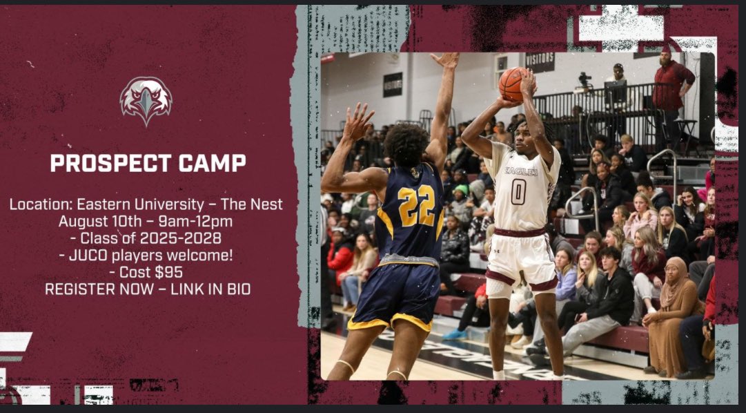 Thank you for the camp invite.<a href="/EasternU_MBB/">Eastern University Men’s Basketball</a>
