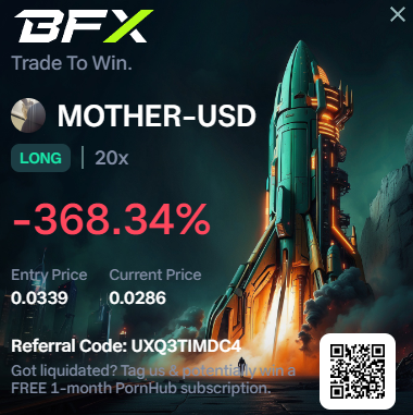 PandaAsiaStreet's tweet photo. I thought I was out of the simp wagon for @IGGYAZALEA . Looks like I may be a long term community member now with $MOTHER.

The chart is terrible. https://t.co/WUukyqJcsJ