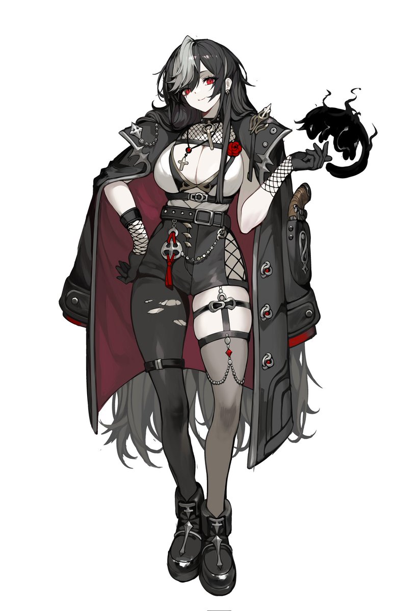 allbutn0thing's tweet image. I finally get to show my new design for my vtuber!
Art by: allosauc on deviantart
I go by Awe and still trying to figure out a name for her! I can't wait til I'm able to get a vtuber model done with the design!
#vtuber #vtuberdesign