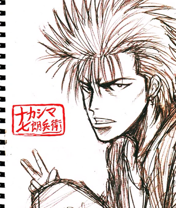 去年夏から本格的Xに作品投稿して丸1年経ち皆様の作品から学ぶ事が多い。特に姫絵師様のセンス&amp;表現力と繊細な仕上がりには本当心からリスペクトっス😉✨
男絵師様からも学んでますが、姫絵師様からみたメンズへの視点は男子では気付けない所あるんでマジ勉強になります。感謝‼️🙏

ナカシマ七朗兵衛🙇‍♂️ 