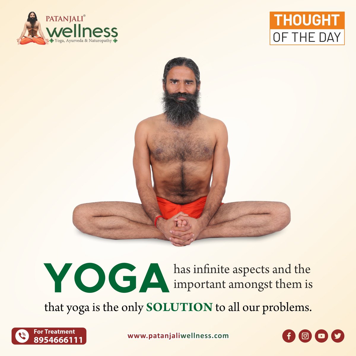 <a href="/AnandAr71074732/">🇮🇳 BHARAT SWABHIMAN Raj.East💧.</a> <a href="/Anand_arya246/">Anand Arya patanjali</a> <a href="/yogrishiramdev/">स्वामी रामदेव</a> <a href="/rakesh8bharti/">Rakesh Bharti राकेश भारती</a> <a href="/UshaBhagat16/">Usha Bhagat 🇮🇳राष्ट्रभक्त सोशल-योगीनी।</a> <a href="/KaulRajesh59/">Rajesh Kumar</a> <a href="/OmkarKumawat2/">omkar Kumawat</a> <a href="/DrJaideepArya/">Dr Jaideep Arya जयदीप आर्य</a> <a href="/Abhijetyadav/">अभिजीत यादव (जयपुर ग्रामीण)</a> <a href="/HemSapra/">PYS HR SIRSA *सोशल_योगी_हेमराज_सपरा*</a> <a href="/JivangiS/">Lalita S Jivangi</a> <a href="/JspSunil/">Social Media Sikar</a> <a href="/LeelavatiSambr1/">Leelavati Sambrani Sambrani</a> <a href="/sandeep_yb/">सोशल योगी संदीप सनातनी🏃 🇮🇳</a> <a href="/Santosh00455545/">सोशल योगी सन्तोष @</a> <a href="/SomaSingh99/">Soma Singh 🇮🇳🚩</a> <a href="/SwamiNaraddev/">Narad Dev (Krishnamilan)</a> <a href="/rakesh_bstpyp/">भारत</a> <a href="/arkumars_kumar/">Ashish Ranjan Kumar</a> <a href="/Sanjivani_MPYS/">Sanjivani_MPYS #SocialYogi</a> <a href="/RitDev_YB/">Sw.RitDev 🇮🇳 Patanjali</a> <a href="/Swamitirthdev/">स्वस्थ जीवन 💎</a> <a href="/RanjitaSsha/">रंजीता #सोशाल_योगी</a> <a href="/ManojKumarTud15/">सोशल योगी मनोज कुमार</a> <a href="/SunitaS42391107/">सुनीता 🙏🌹🇮🇳 जीवन का आधार है योग</a> <a href="/Varsha_MPYS/">🇮🇳सोशल योद्धा Varsha Joshi @(mpys) yoga_वारियर्स</a> <a href="/bijay_poonam/">Poonam Bijay सनातनी</a> जीवन का सबसे बड़ा सत्य है निरंतरता और योग का भी यही सत्य है।जीवन का अंतिम सत्य है मौन।मौन की शक्ति के ऊपर हमारे पूर्वजों, योगियों और ऋषि-मुनियों ने बहुत कुछ कहा है, लिखा है,अनुभव किया है।आप सभी को जितना हो सके उतना अधिकतम मौन रखना चाहिए।
🙏🕉️🙏
 <a href="/yogrishiramdev/">स्वामी रामदेव</a> <a href="/rakesh_bstpyp/">भारत</a>