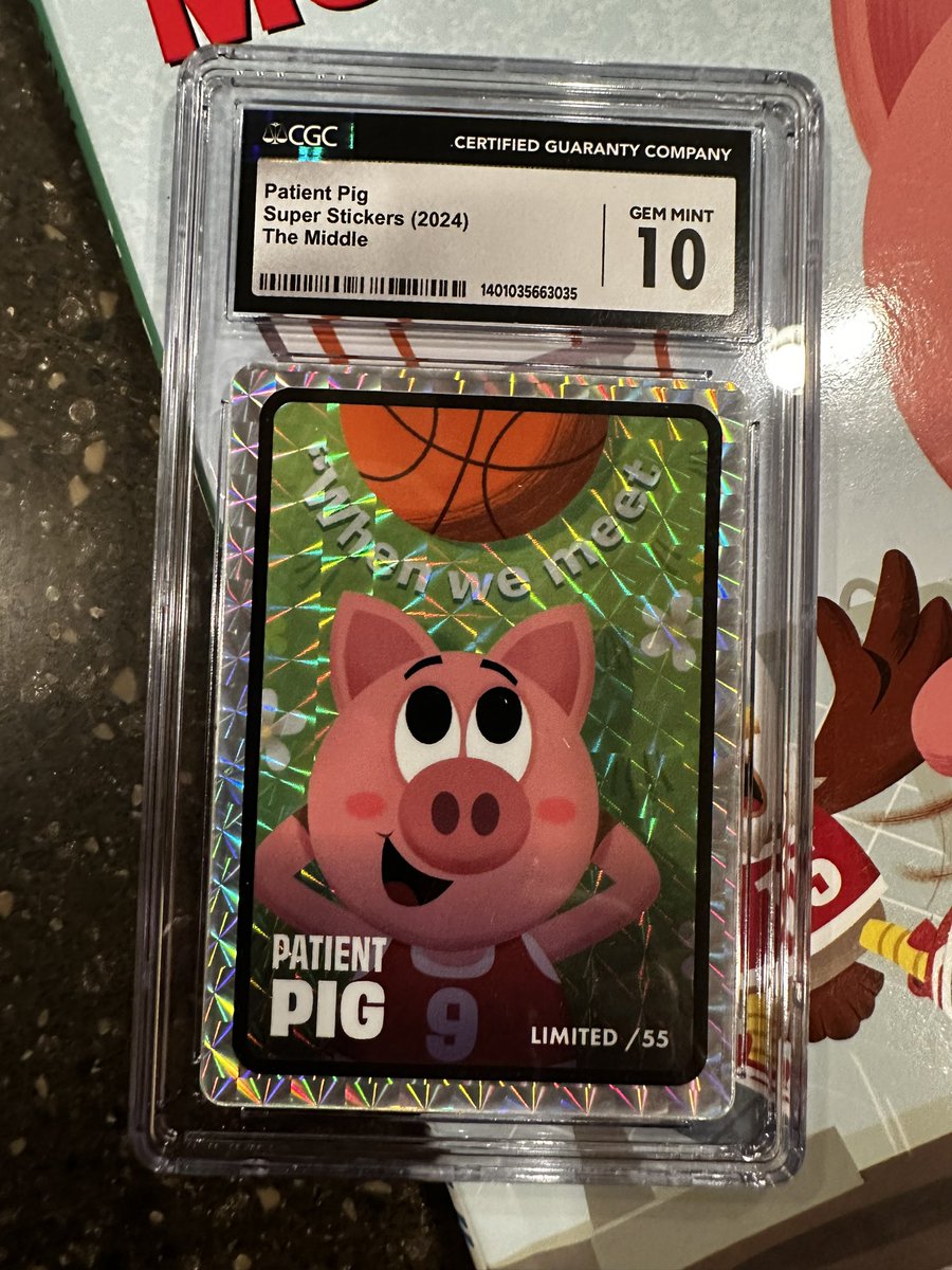 spezoinks's tweet image. Received my preorder “Meet me in the Middle” @veefriends  book and pulled a Mint 10 Sticker to go with it. Great stuff @garyvee , Clever way to lay out a Kids book with a great message. Recommend for all! #veefriends #GaryVee #meetmeinthemiddle