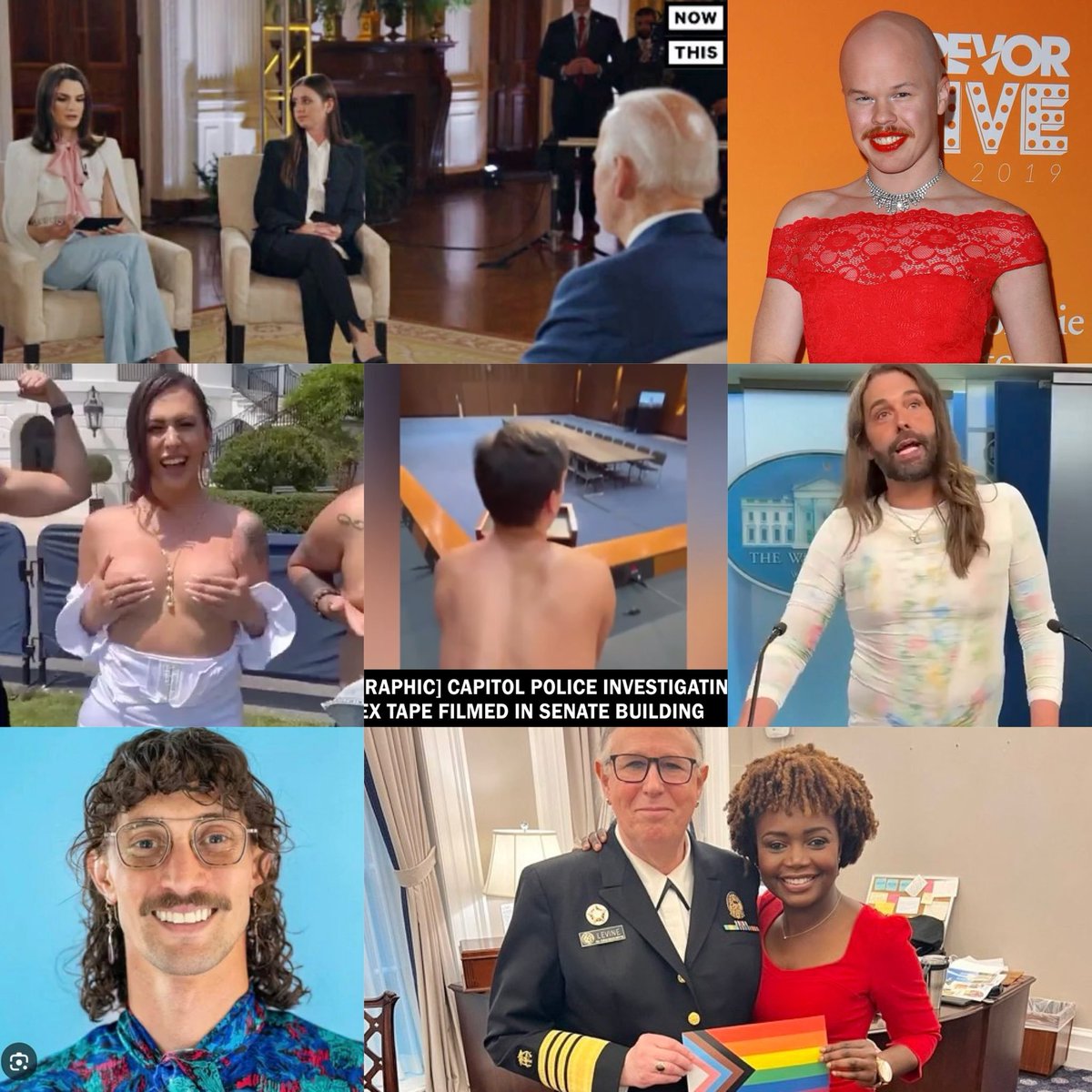 libsoftiktok's tweet image. This is the Democrat Party folks. No serious conversation on policy. No focus on the people. Just whatever the hell this is.