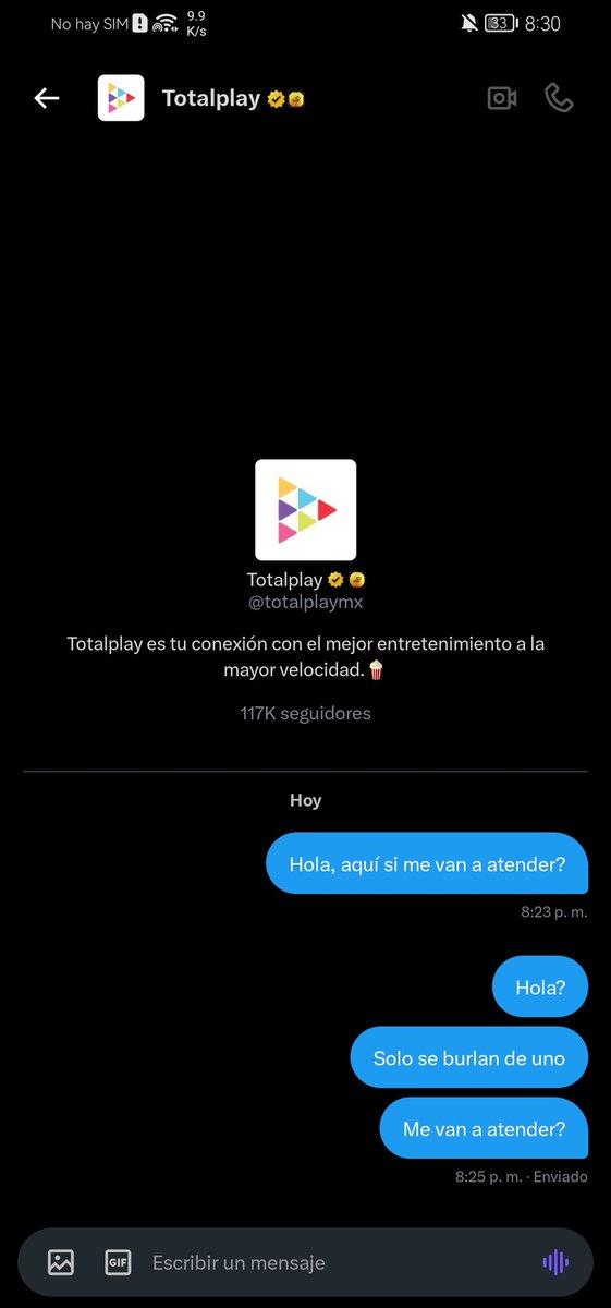 DaavFlo's tweet photo. @totalplaymx Llevo horas esperando https://t.co/QF1UzhFclg