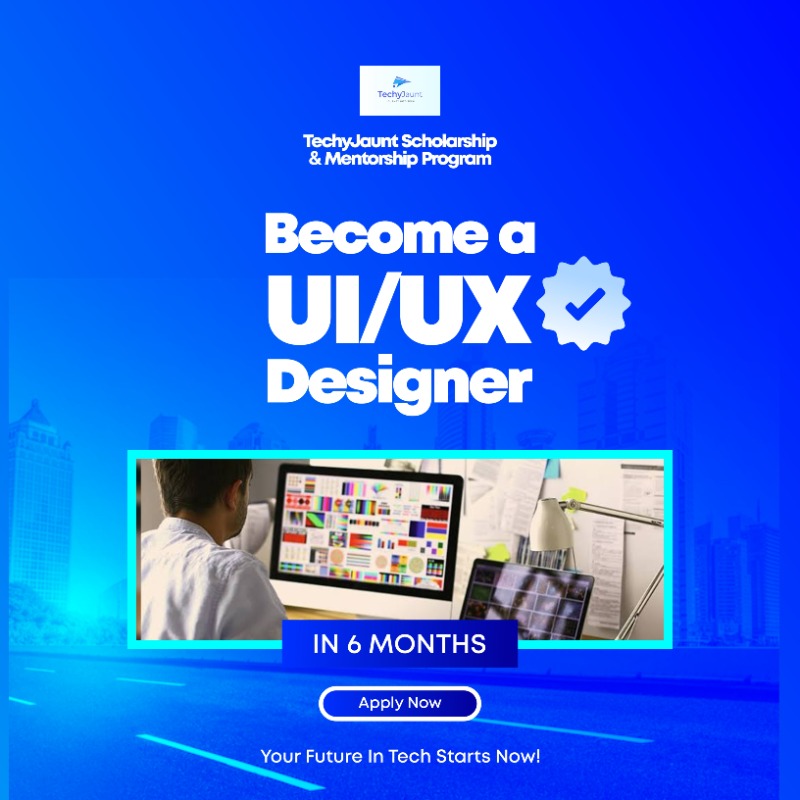 TechyJaunt's tweet photo. Aspiring Tech Bro or Tech Sis? 💻

We're offering 5 Million Naira worth of Tech Scholarships for You🎉

Begin your Tech journey today with our Scholarship + 6months of Mentorship! 🚀

Apply Here for FREE 👇👇
https://t.co/dZLKvdMjSw

Application closes soon🔥
🔁RT to help someone