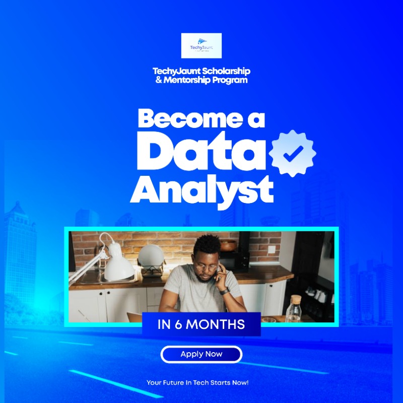 TechyJaunt's tweet photo. Aspiring Tech Bro or Tech Sis? 💻

We're offering 5 Million Naira worth of Tech Scholarships for You🎉

Begin your Tech journey today with our Scholarship + 6months of Mentorship! 🚀

Apply Here for FREE 👇👇
https://t.co/dZLKvdMjSw

Application closes soon🔥
🔁RT to help someone