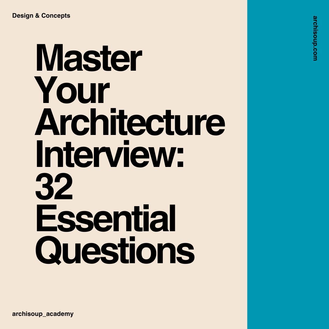 archi_soup's tweet photo. Prepare for your architecture interview with these 32 frequently asked questions. Boost your confidence and land that dream job! #InterviewSuccess #ArchitectLife https://t.co/6eHuv2t9oz