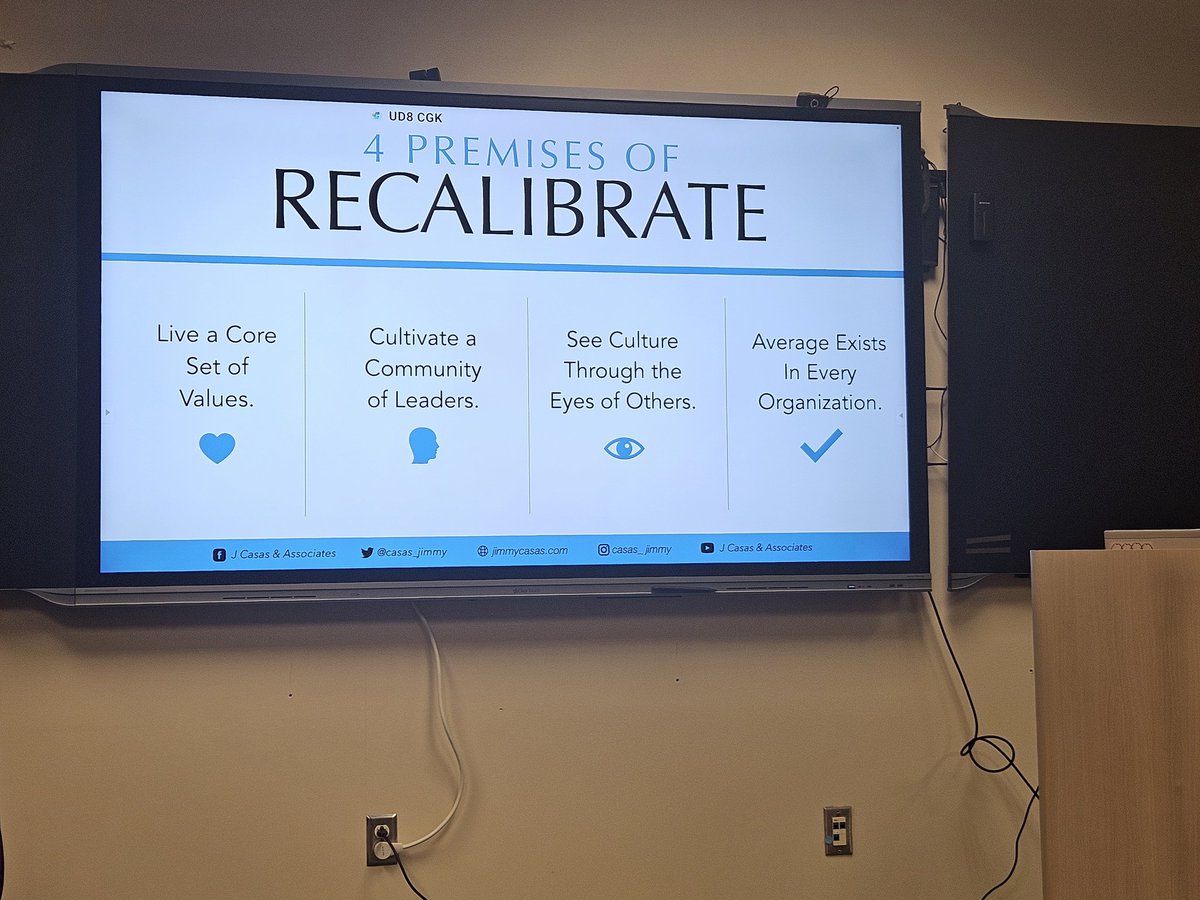 jerrell_hudson's tweet image. @R4Leaders @casas_jimmy @mwalke0628 @PorshaDudley1 @jerrell_hudson
Jimmy Casas was the Keynote Speaker this year and he discussed recalibrating the culture on your campus. It starts with us as leaders looking inward at ourselves first. We have to change our behavior.

#R4APCon