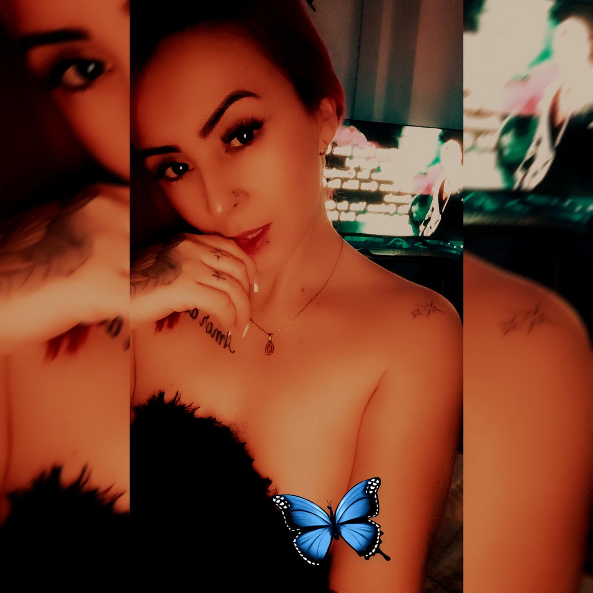 Quieres ver más contenido delicioso ven a mi página 💙 o a mi canal privado suscríbete puedes ver cositas en mi canal público t.me/carolinmoor