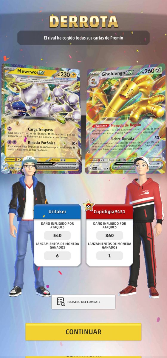 LifePkm's tweet image. #PokemonTCG Online - Defeat 
#Pokemon #PokemonLife