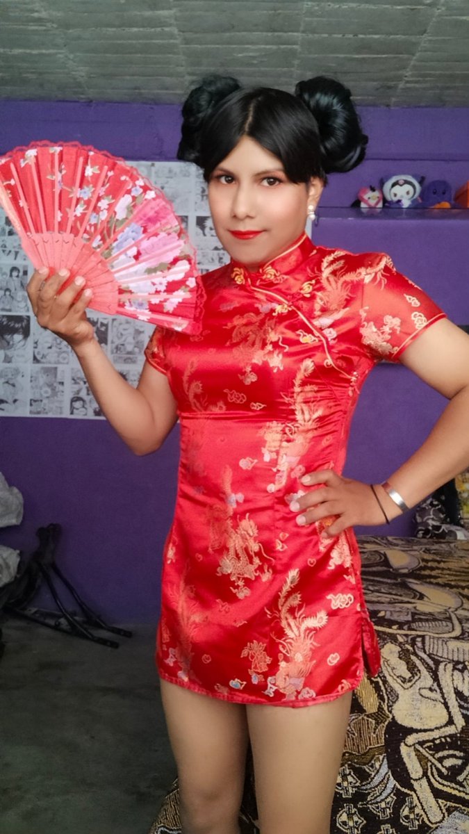 dulce_fermtz's tweet photo. Estrenando mi nuevo qipao ❤️🇨🇳⛩️🥰 https://t.co/wXhGivB0i4