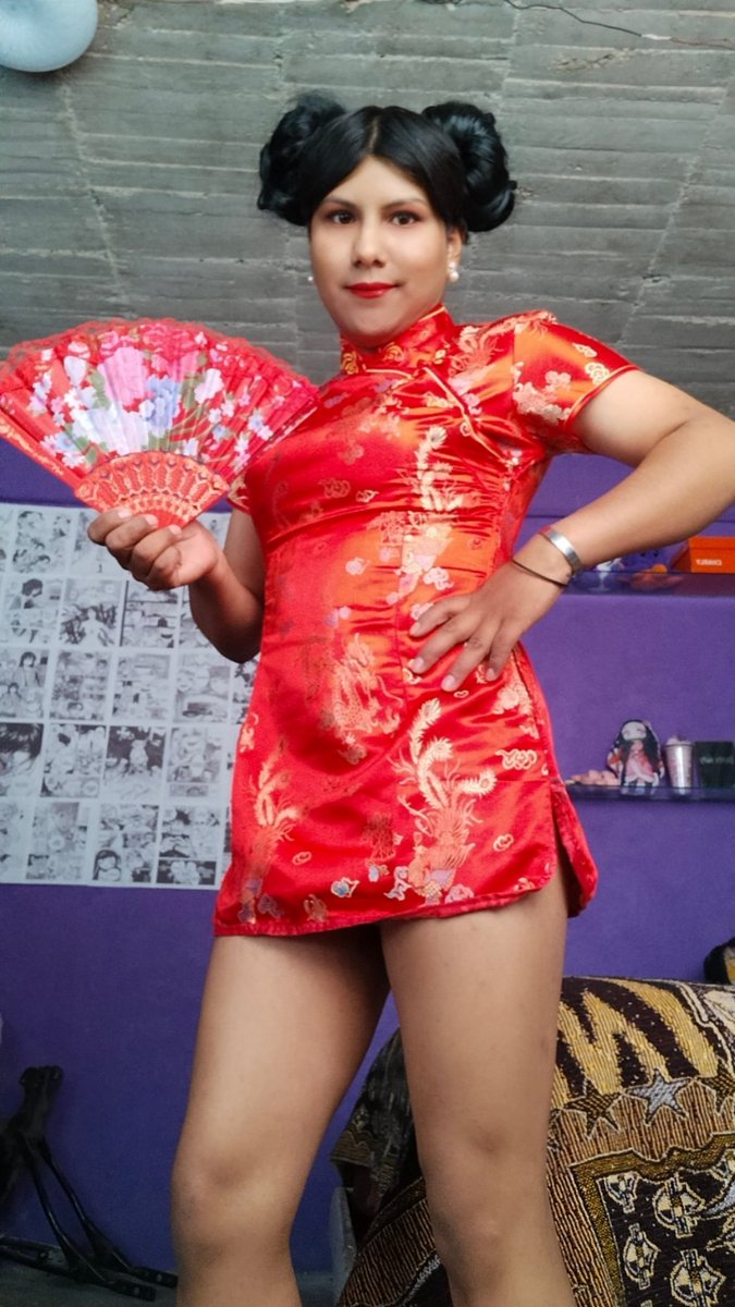dulce_fermtz's tweet photo. Estrenando mi nuevo qipao ❤️🇨🇳⛩️🥰 https://t.co/wXhGivB0i4