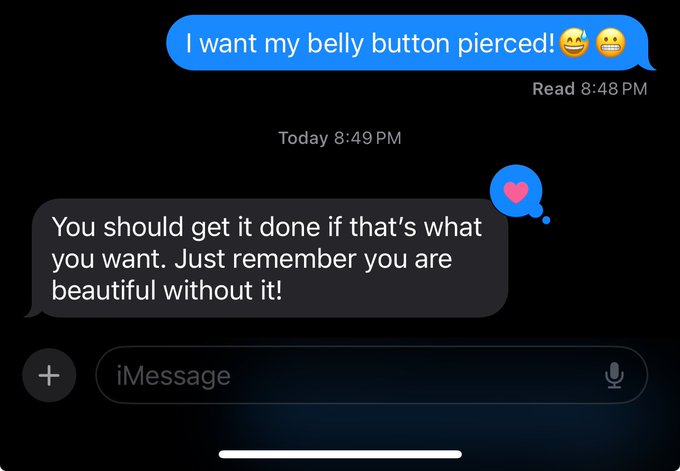 This is my neighbor&rsquo;s reaction when I said I want my belly pierced 🤭🤭🤭🤭  He is so freaking cute!😍 https://t<a href="/tag/mvsales"class="tags"><span>#mvsales</span></a>