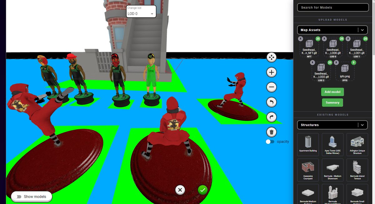 masccgi's tweet photo. @Hydeparkninjas vs @evergreenlahser coming soon
Pretty busy spot @UplandMe #UGC Playground @jasonfesta 🙌😜
#Web3Asset #uplandme #sparklet #ETH #ReadyAssets #el78 #3dsculpting #digitalart #3dcharacter #b3d #shipit https://t.co/nW6citYsOl