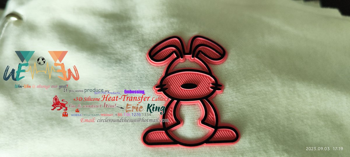 EricKongKing's tweet image. Day 148: 3D Silicone Heat-transfer Labels for Garments

How are you recently? My friend!

#HeattransferSticker #HeattransferLabel #MoldLabel #MoldSticker #SiliconeSticker #SiliconeLabel #3DSticker #3DLabel #Label #Sticker #MouldSticker #MouldLabel #TPULabel #TPU