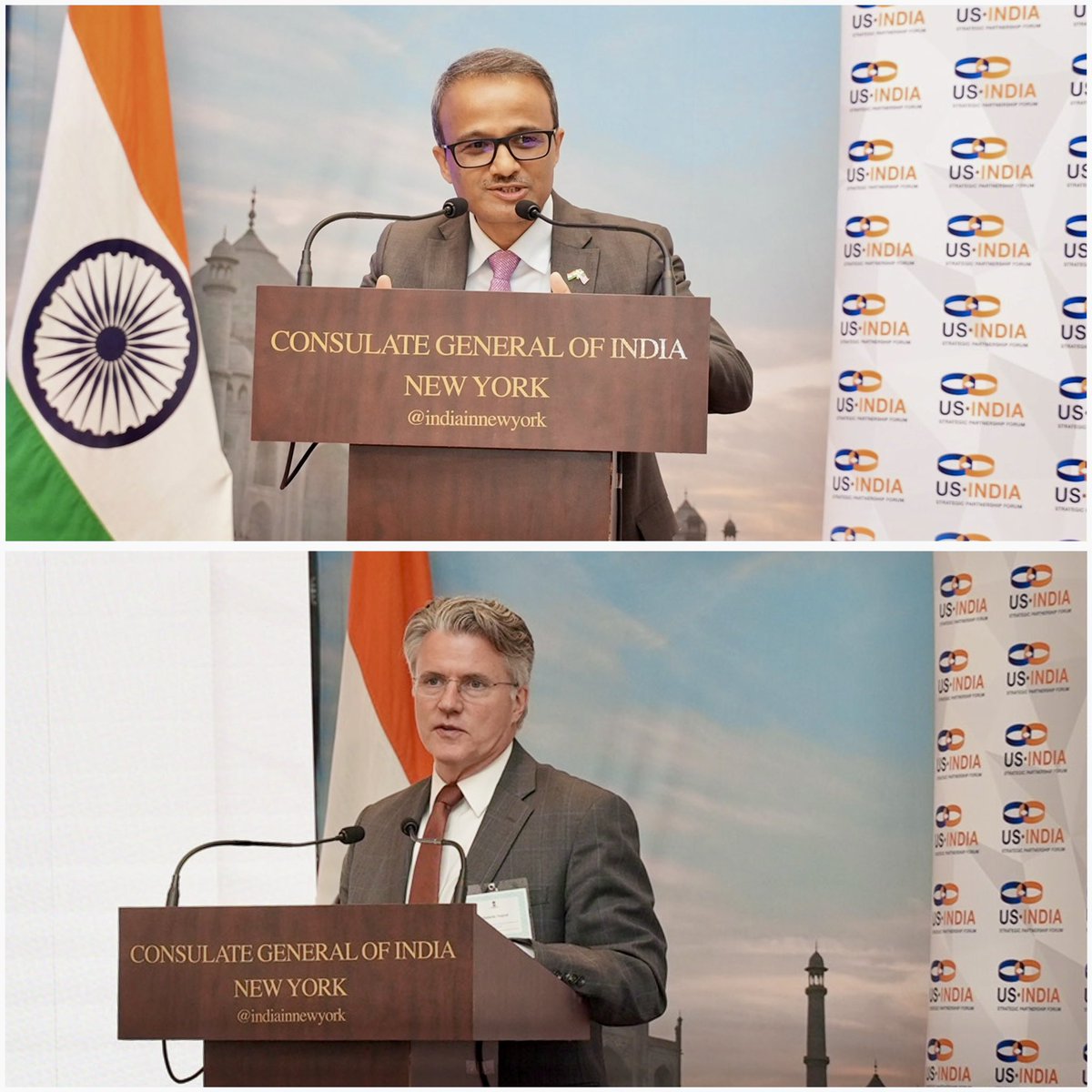 IndiainNewYork's tweet image. @IndiainNewYork hosted a panel discussion on “Global Capability Centres(GCC) in India” in partnership with @USISPForum.
The panelists discussed about the rapid growth of GCCs across sectors in India which makes India a strategic global operations hub for multinational…
