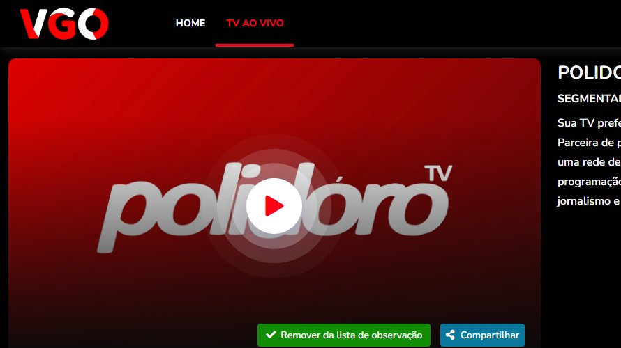 YeeaahTV's tweet image. Estamos na #VirtualGo #VGO #SónaPolidoro 
virtualgo.com.br/tv/livetv/deta…