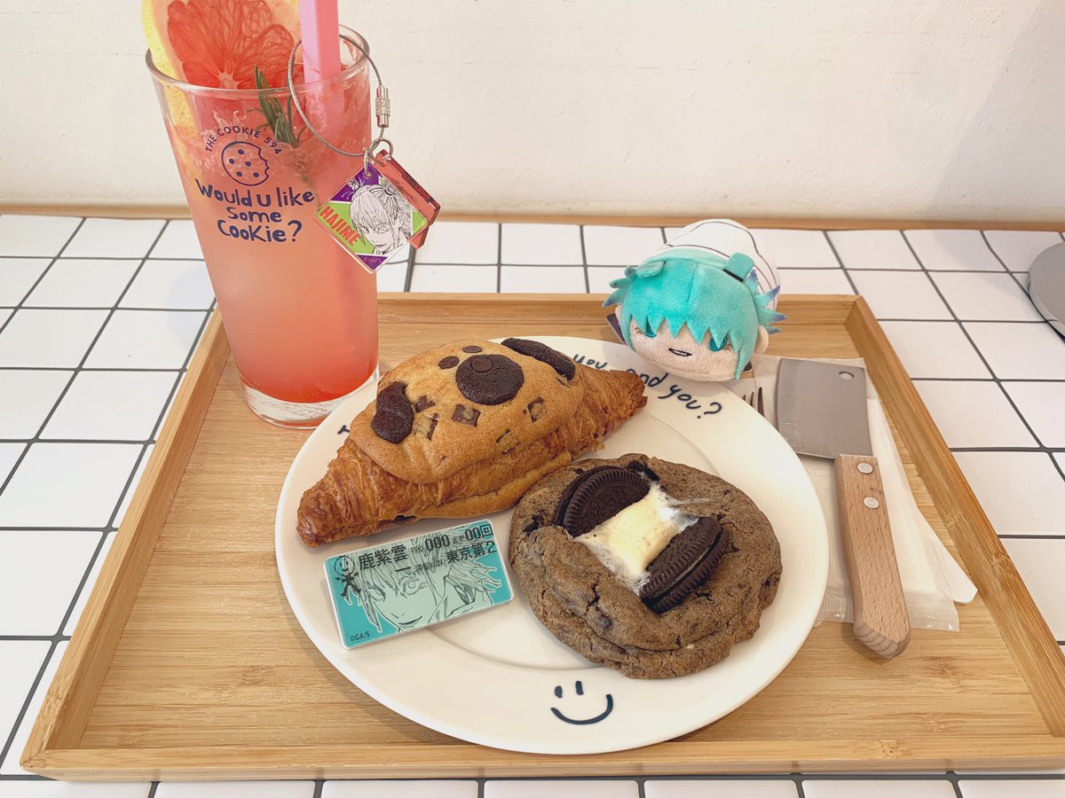何食べても美味しいカフェきた🐶💭🍪

呪術廻戦展前に腹ごしらえ😂

鹿紫雲くんのぬい愛おしい💚