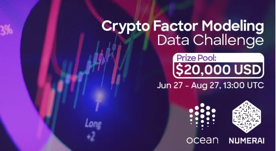JennyKotun's tweet photo. Excited to dive into the Crypto Factor Modeling Data Challenge by @oceanprotocol and @numerai! 🚀 This collaborative effort invites data scientists to create custom datasets and develop risk models to decode cryptocurrency price fluctuations.
#CryptoDataChallenge https://t.co/ZvGZQYLzCi