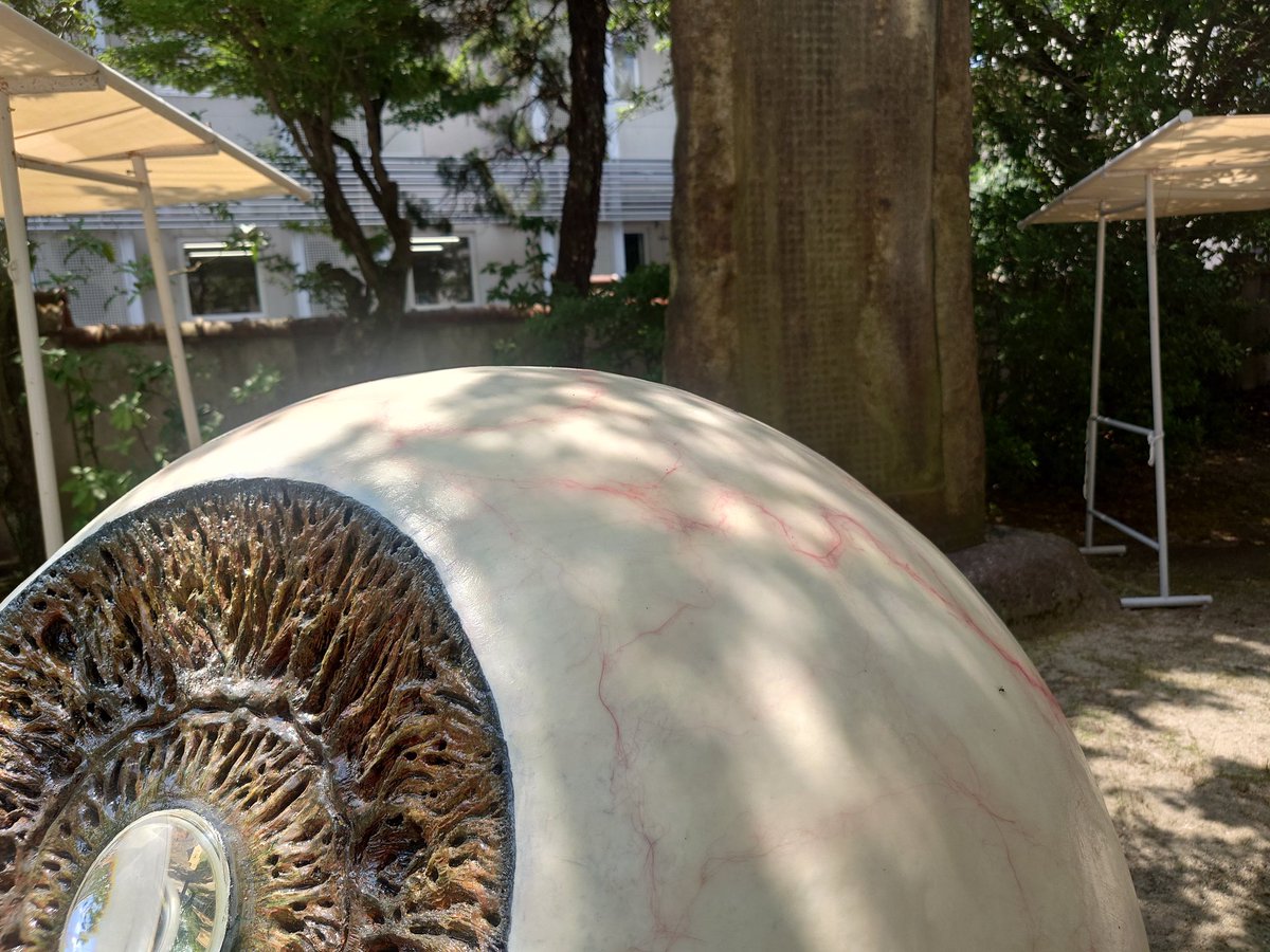 本日在廊しております！

木漏れ日がいい感じです👁