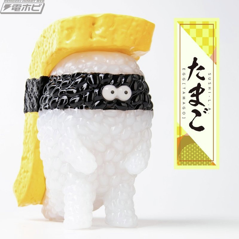 千値練の「寿司怪獣 スシエルエー」リアル寿司サイズフィギュア