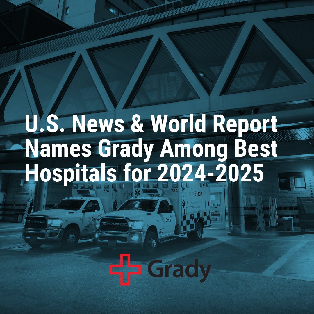 GradyHealth (@gradyhealth) on Twitter photo We're excited to be named to the <a href="/usnews/">U.S. News & World Report</a> 2024-2025 List of Best Hospitals as a High Performing for Heart Failure and COPD. 🎉
🔗 Read the full press release below:
bit.ly/3S6Dsys We're excited to be named to the <a href="/usnews/">U.S. News & World Report</a> 2024-2025 List of Best Hospitals as a High Performing for Heart Failure and COPD. 🎉
🔗 Read the full press release below:
bit.ly/3S6Dsys