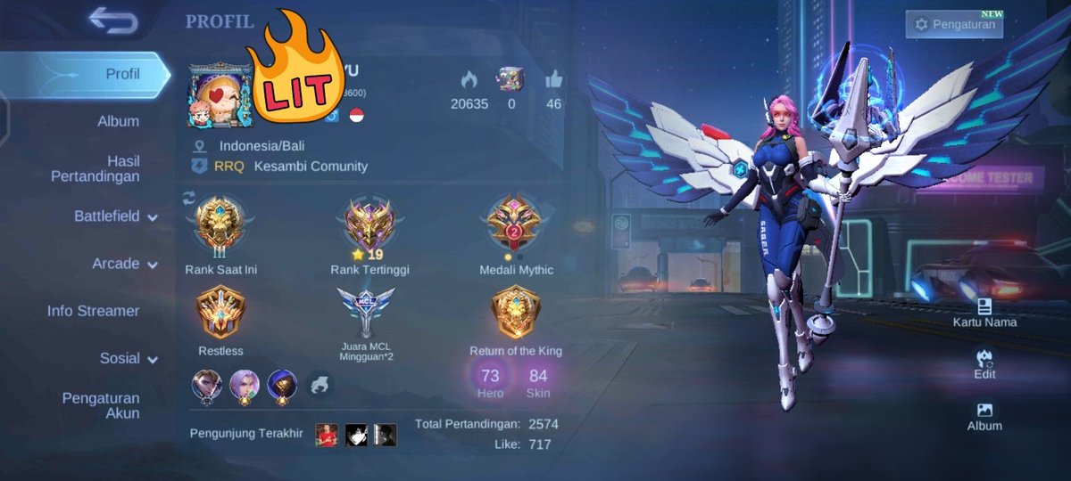 otterald's tweet photo. wts wtb acc akun ml
WTS AKUN ML  45K AJA ADA SISA CHARISMA. BISA DM ATAU CHAT TELEGRAM @ GETMURUH
#ZonaBA #zonauang #Zonajajan https://t.co/Avnq3jlDf0